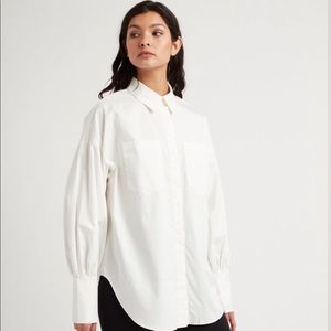 White button down shirt